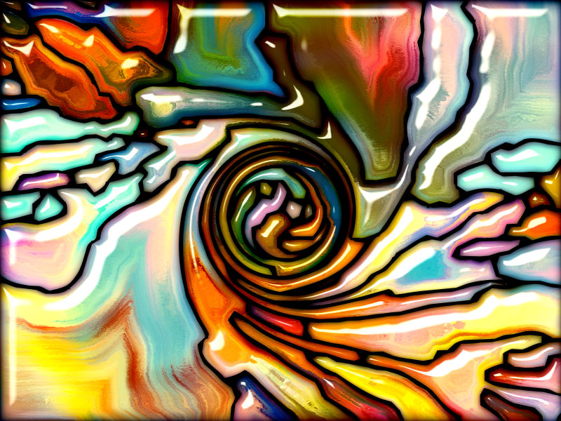 多彩的玻璃背景