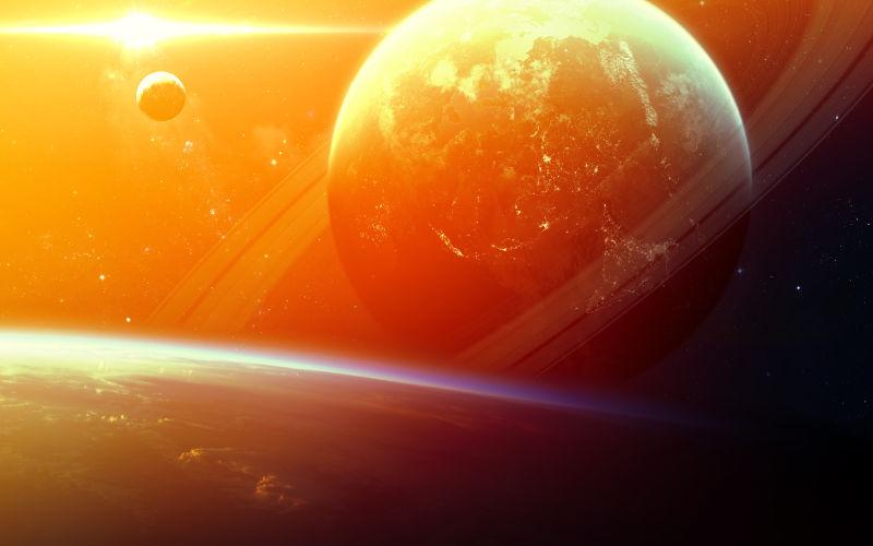 宇宙中太阳附近的行星