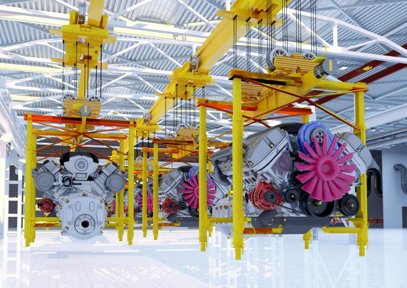 用于组装汽车的输送机