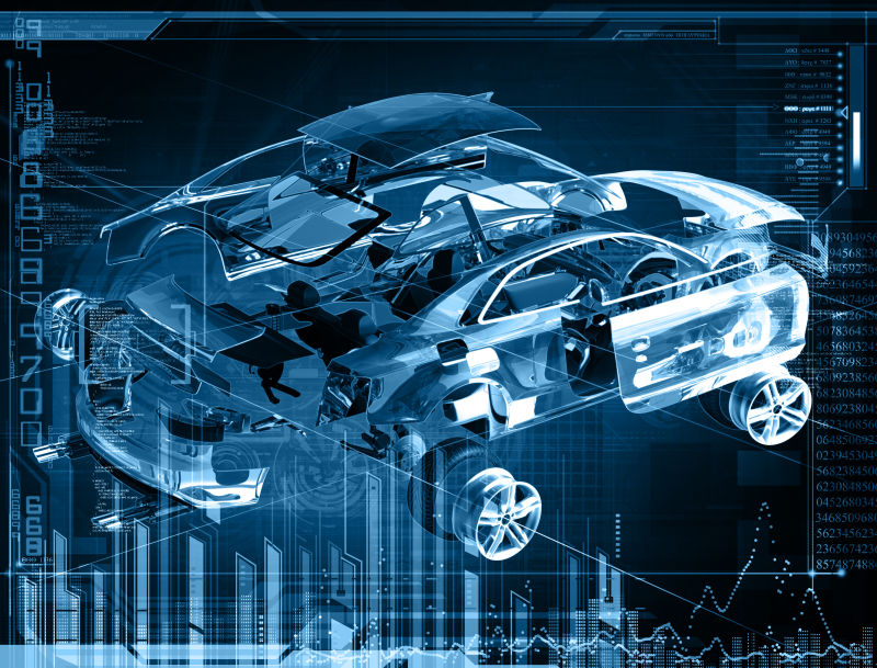 3d汽车模型轮廓