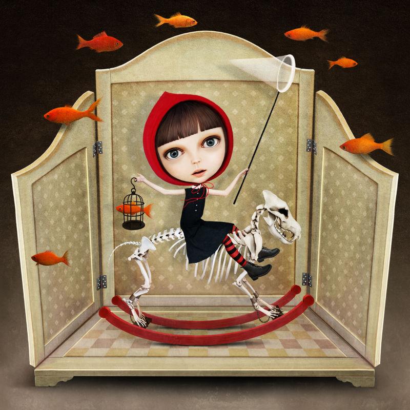 小红帽和狼童话故事