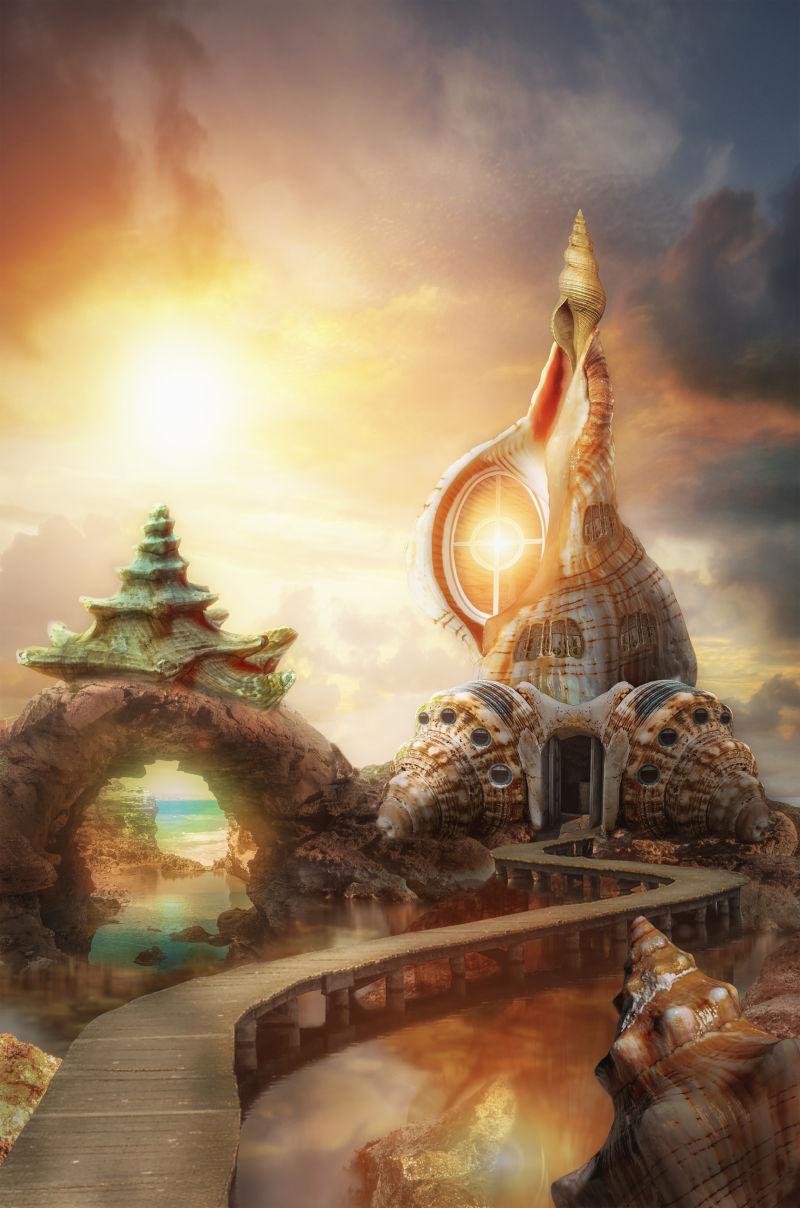 贝壳奇幻城堡