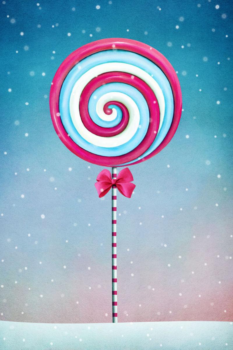 卡通艺术棒棒糖