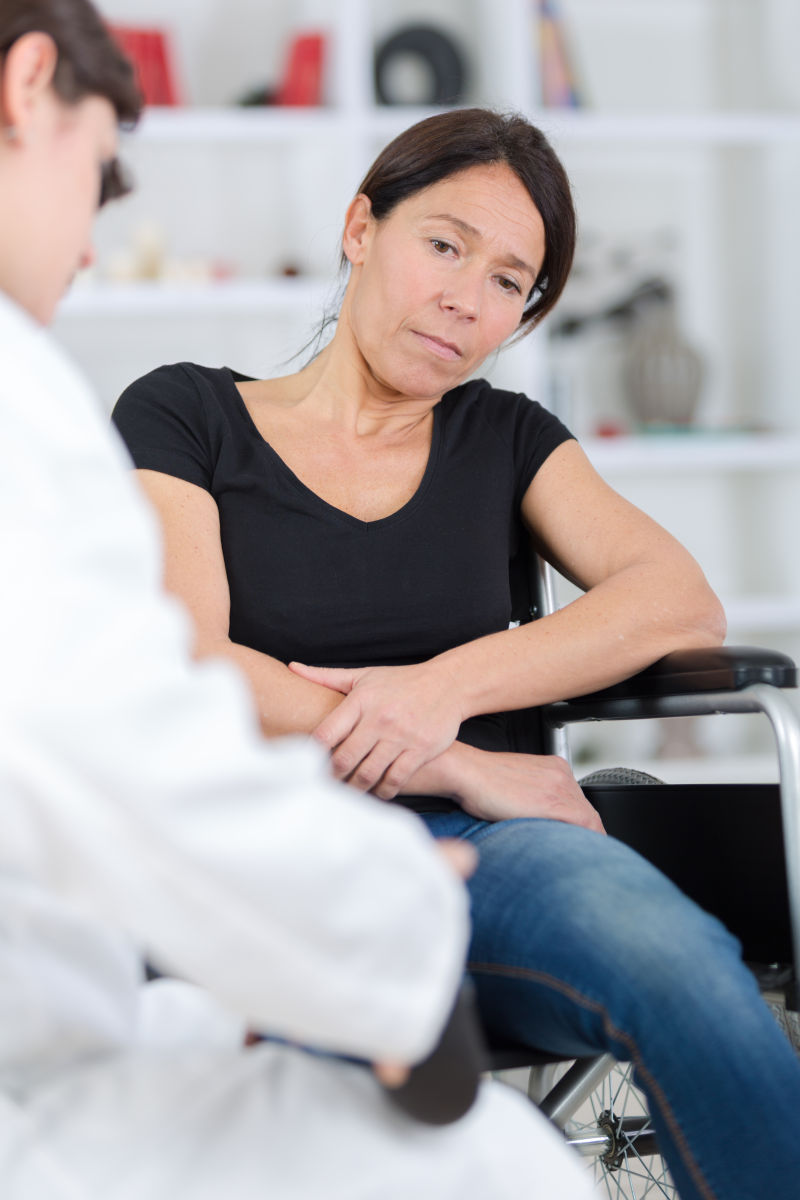 在医院看病的病人