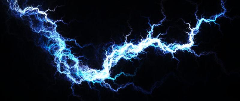 黑色背景的风暴背景