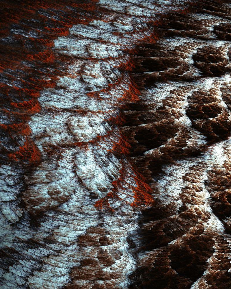 灰烬覆盖的灰烬数字抽象画