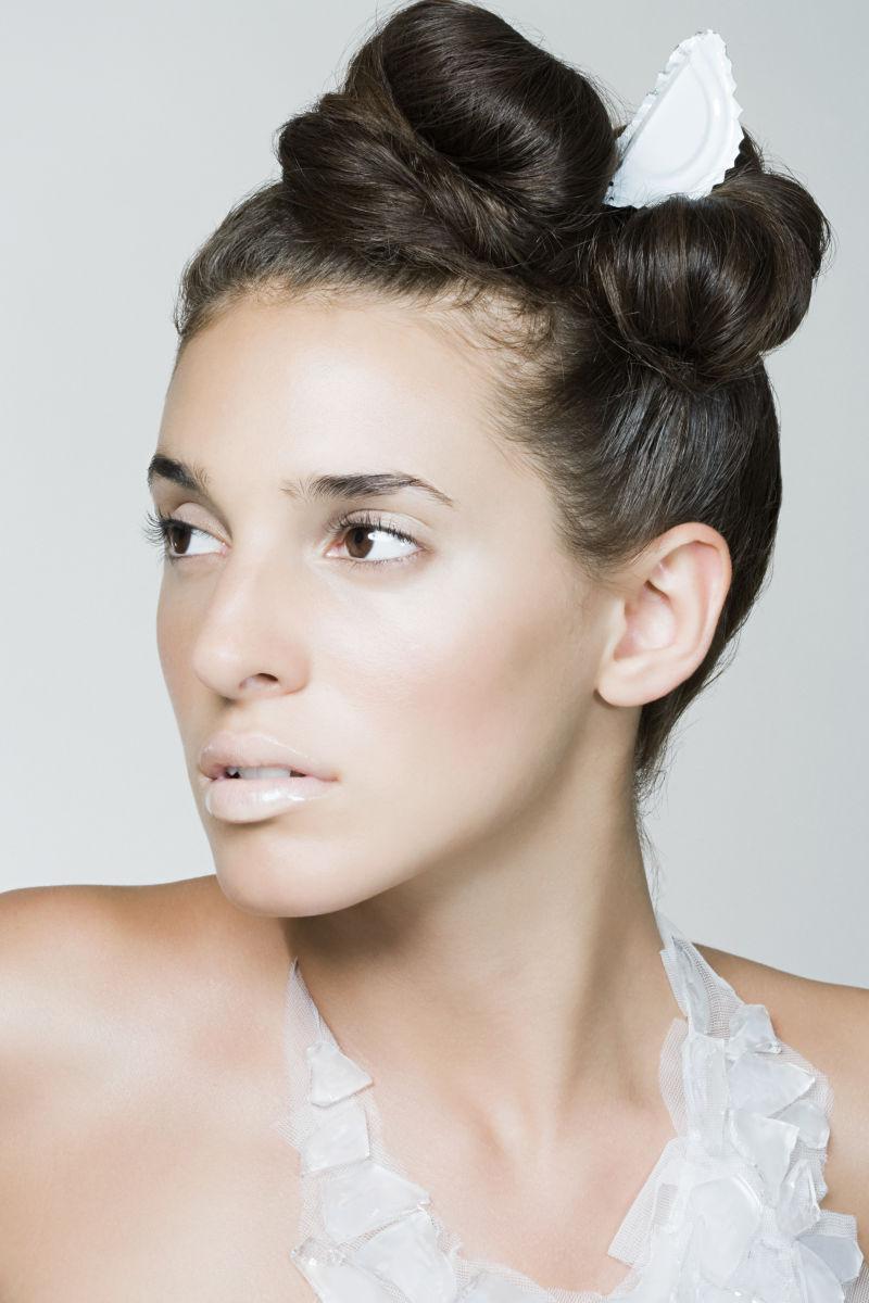 创意饰品环保模特