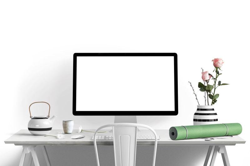 简洁干净的现代办公场所