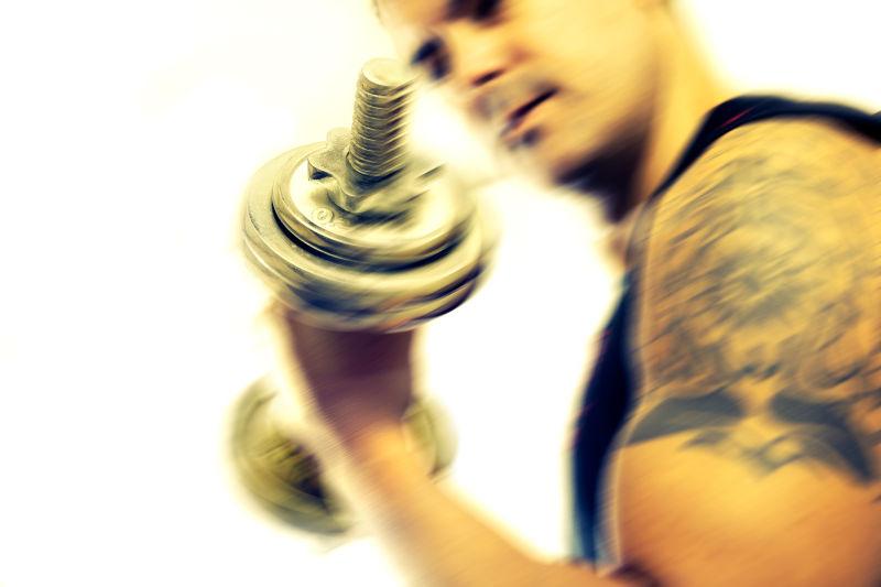 强壮和运动背景