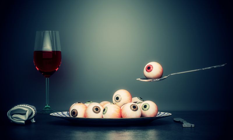 万圣节眼珠食物