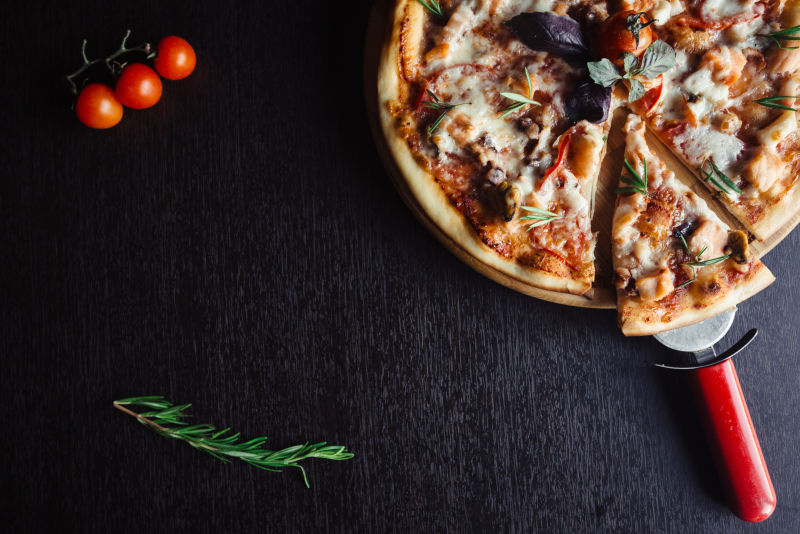 意大利海鲜披萨