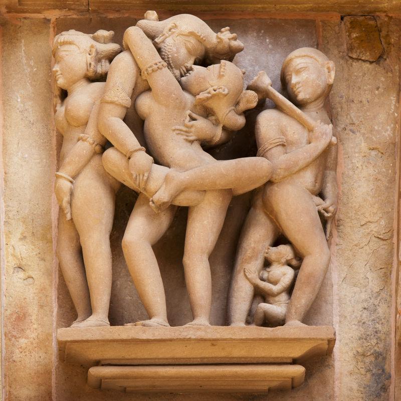 克久拉霍寺庙浮雕