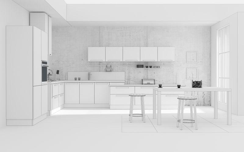 厨房室内的设计