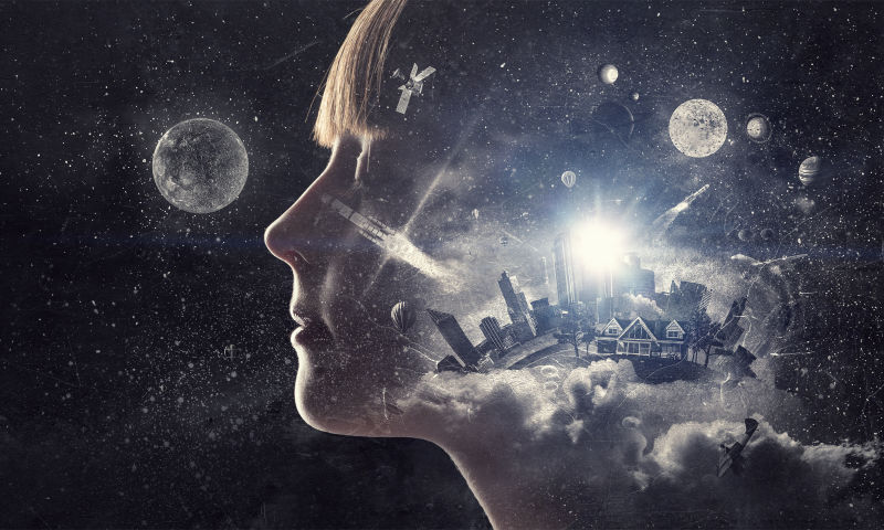 儿童的宇宙太空梦境