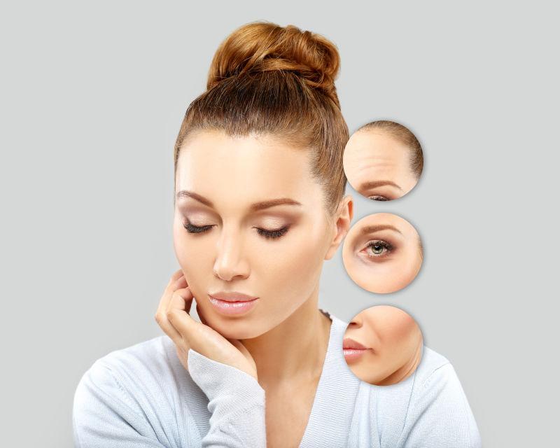 成熟女性面部皮肤问题