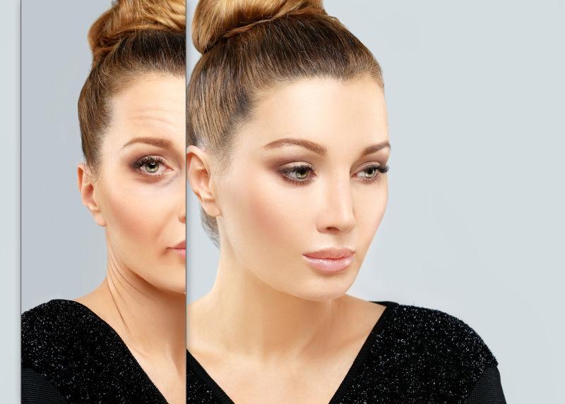 不同年龄的美女面部皮肤问题