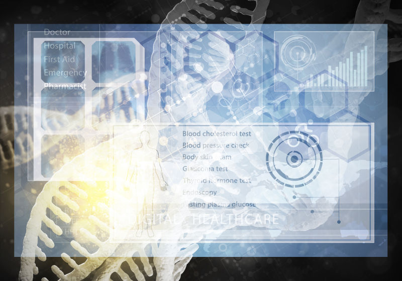 DNA的医学背景概念