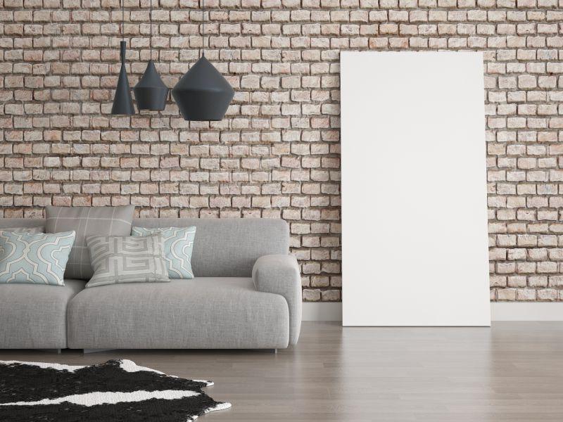 客厅里舒适的大沙发