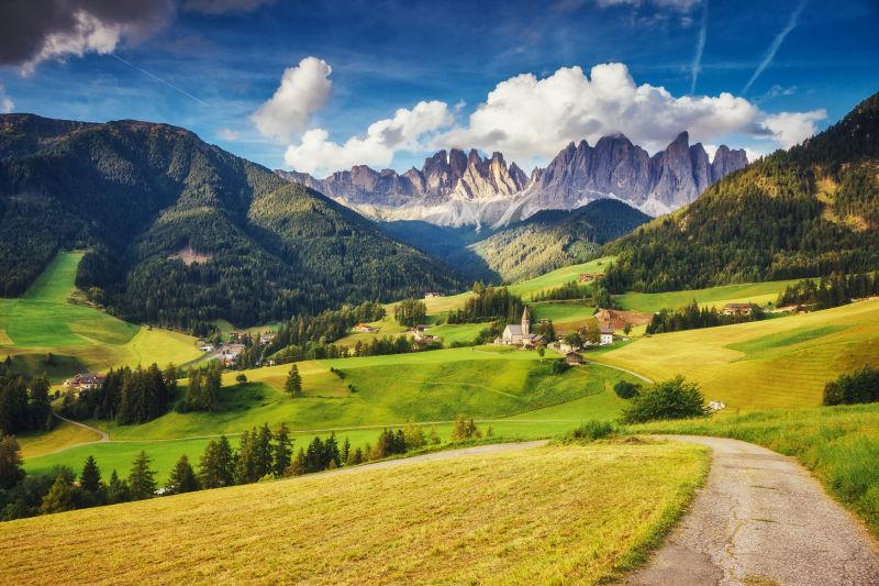 在富内斯的山谷的自然公园