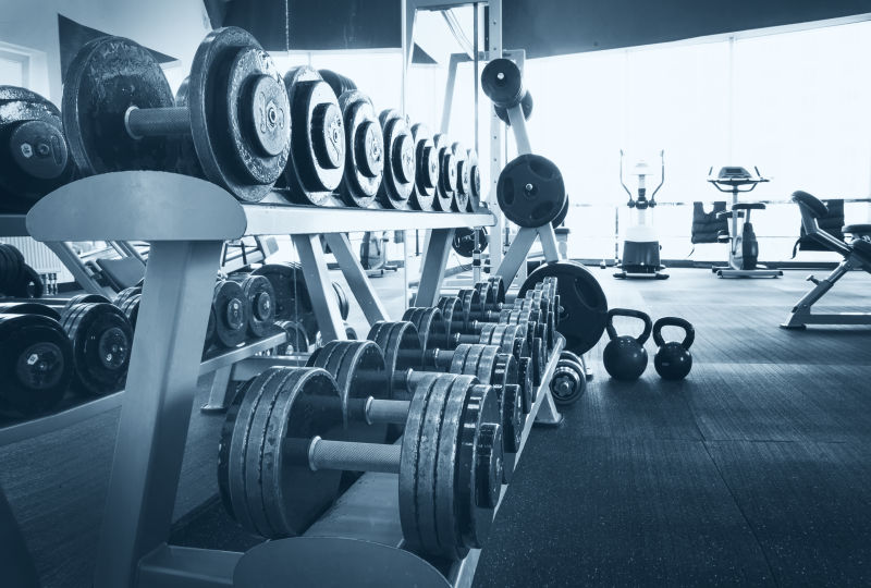 健身房中的设备