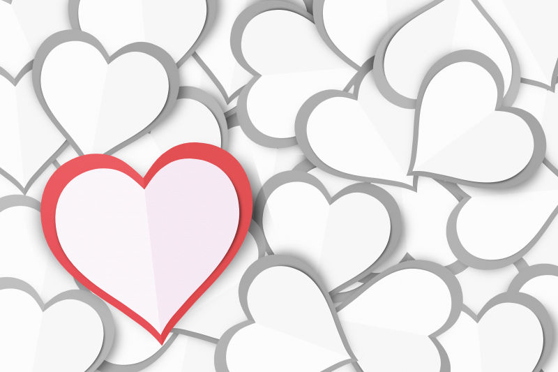 爱心背景