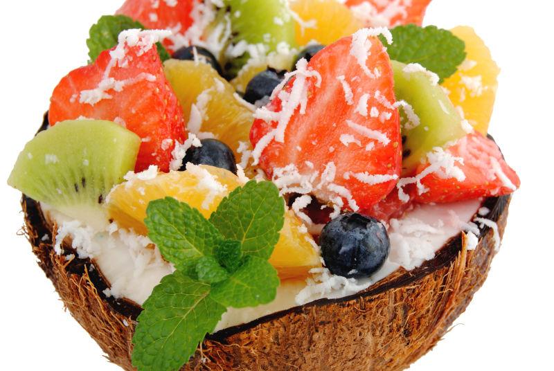 混合水果甜点沙拉