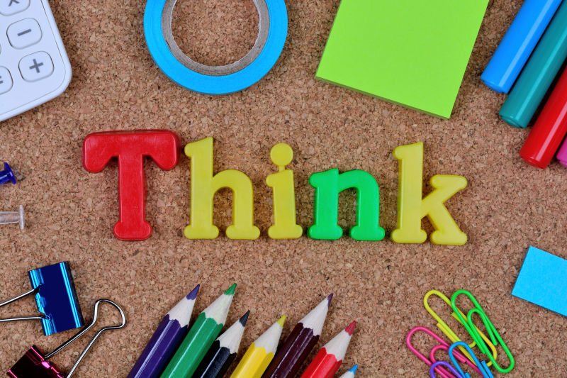 软木上的思考词