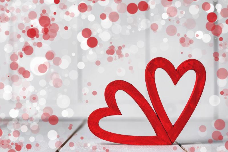 红色情人节的背景