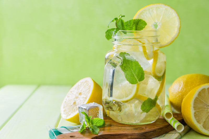经典薄荷柠檬汁