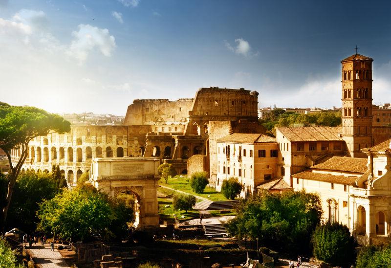 意大利著名的罗马斗兽场