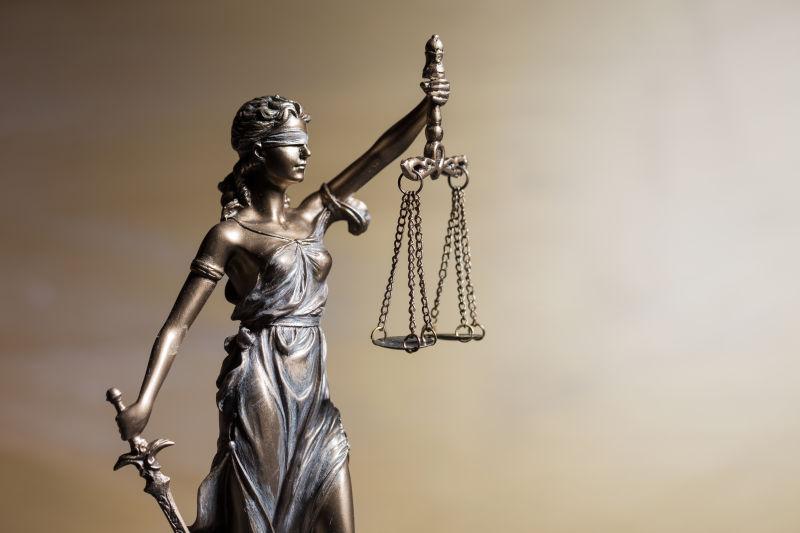 代表着的女神雕像