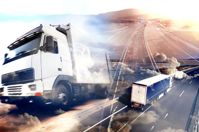 卡车和运输背景