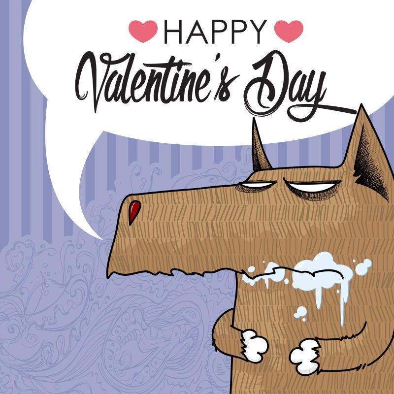 滑稽的动物贺卡