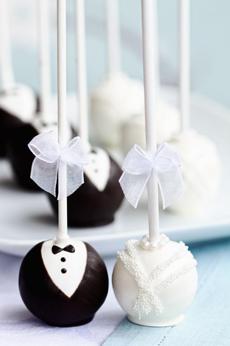 新娘新郎棒棒糖