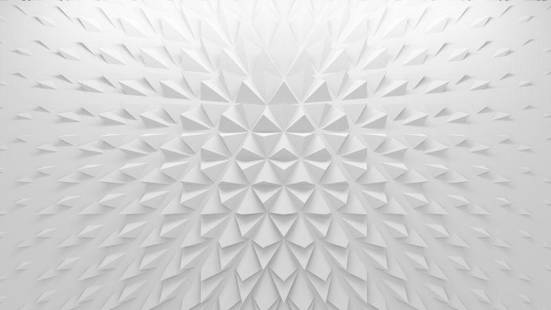 白色多边三角形的纹理抽象背景