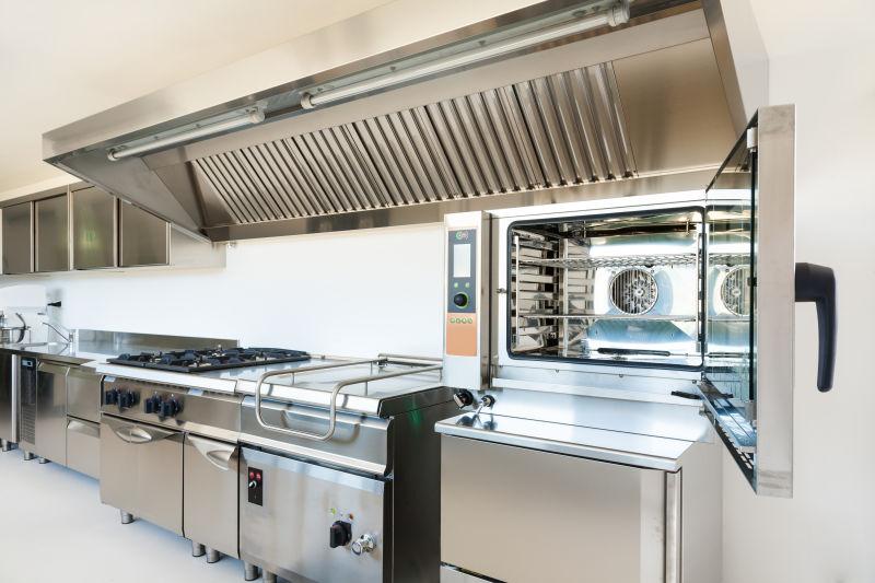 现代建筑中的专业厨房