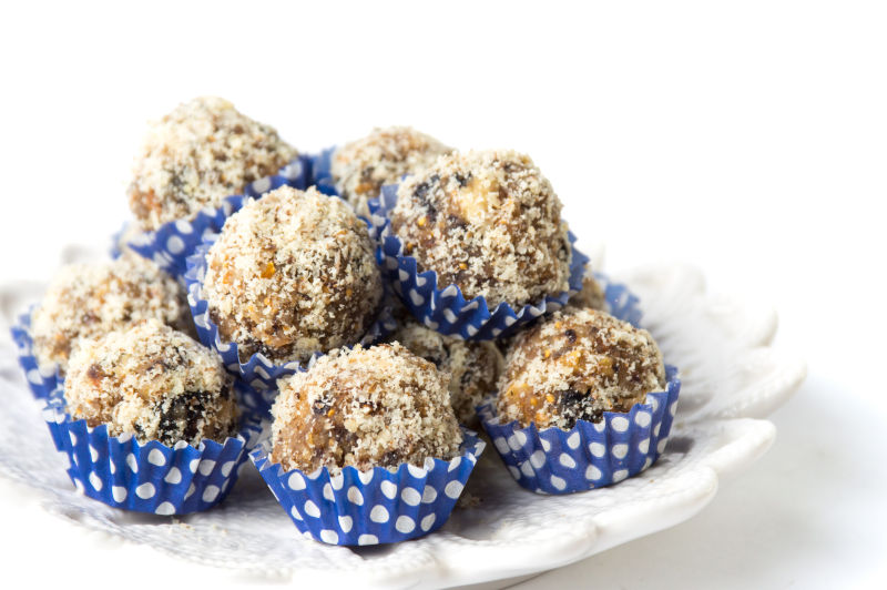 杏仁核桃饼干球