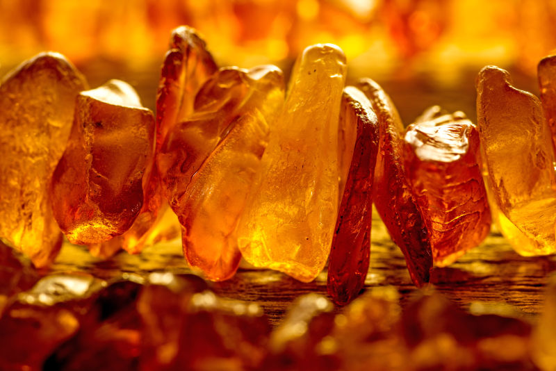 珍贵的琥珀珠宝