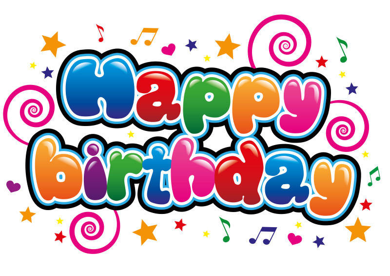 矢量的生日祝福标语