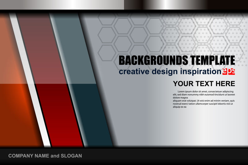 抽象矢量商业几何抽象背景