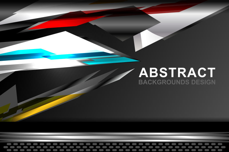 抽象矢量商业几何抽象现代背景