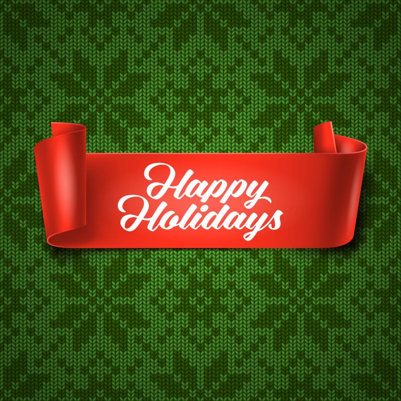 矢量节日丝带设计