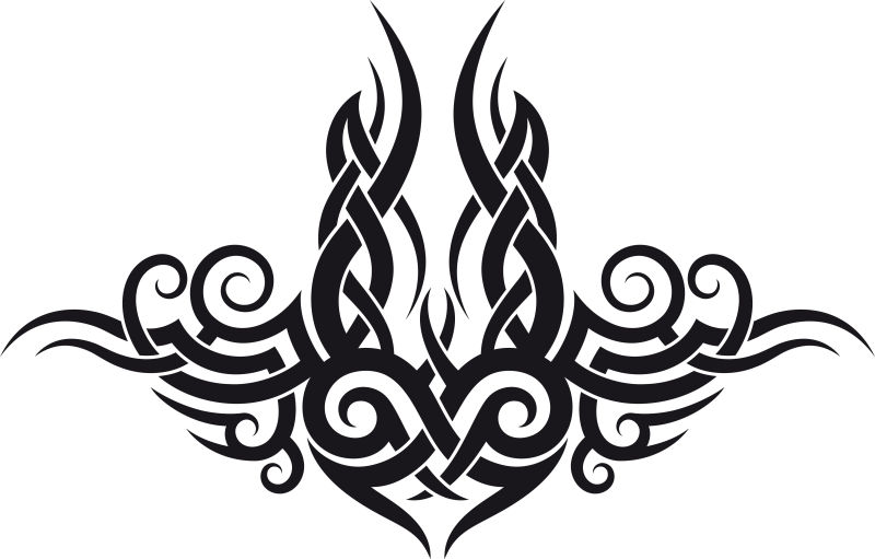 创意纹身插图矢量设计