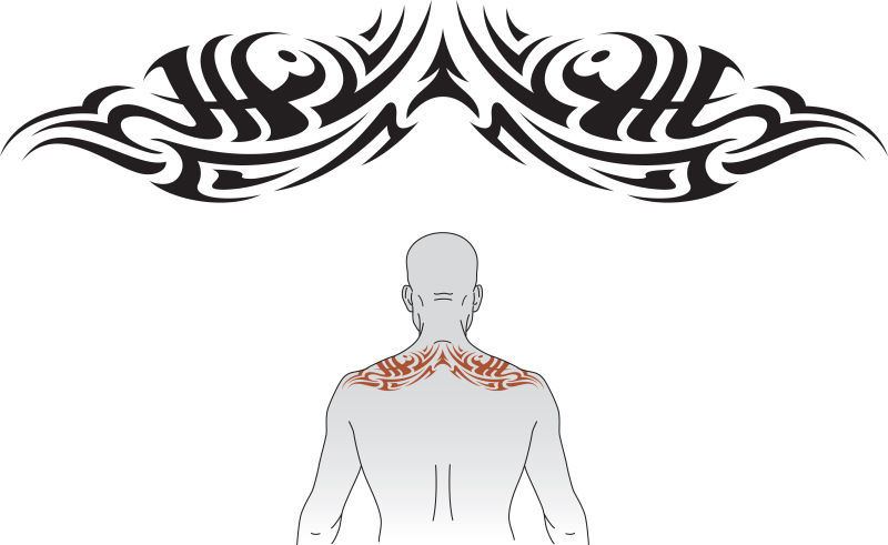 创意纹身图案矢量设计