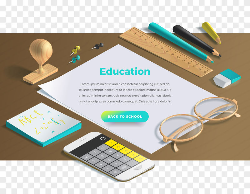 创意矢量教育主题的背景