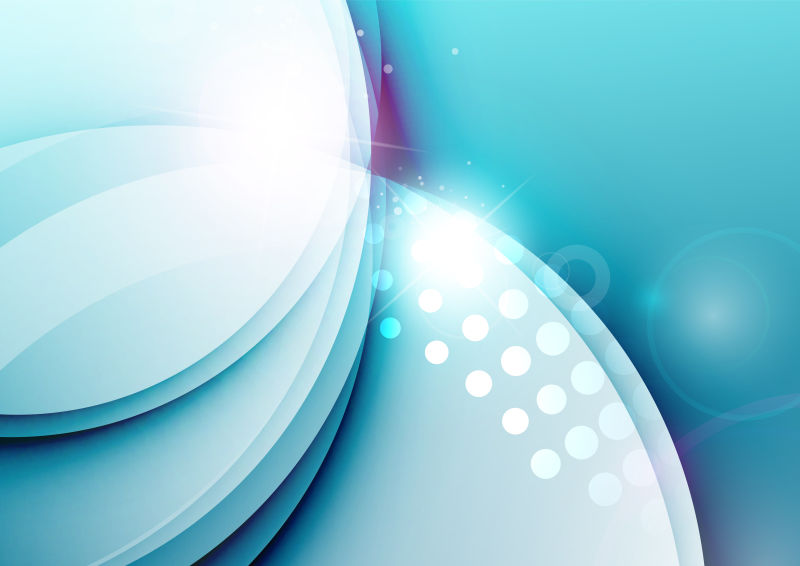 蓝色曲线背景矢量设计