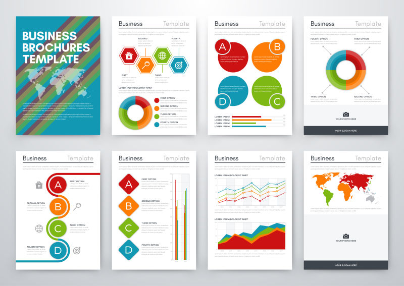 现代信息图矢量设计