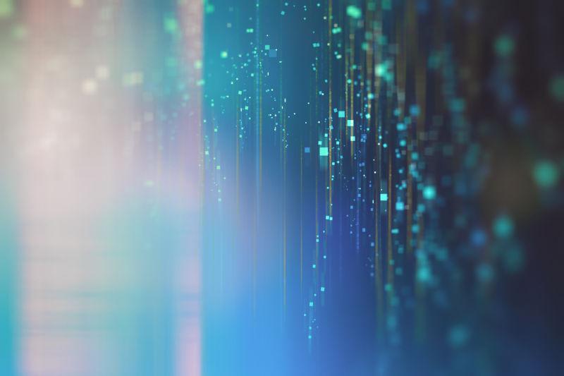 蓝色闪亮抽象背景