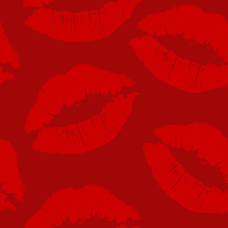 性感的红色嘴唇背景