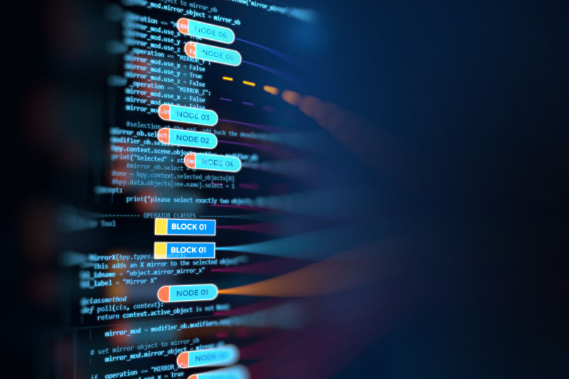 计算机大数据未来可视化抽象图解